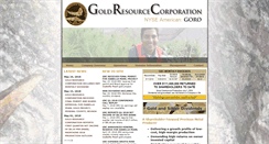 Desktop Screenshot of goldresourcecorp.com